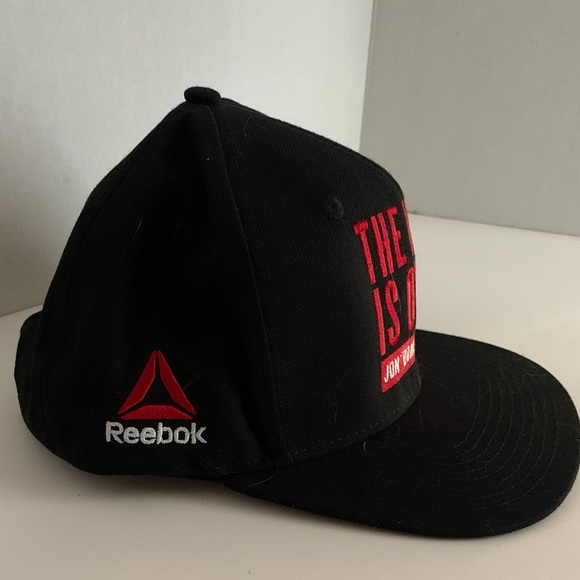 Jon "Bones" Jones UFC 200 Reebok Script Hat "The Wait is Over" Black Snapback - Picture 7 of 14